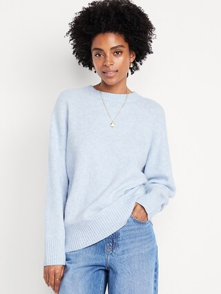 SoSoft Crew-Neck Tunic Sweater | Old Navy (US)
