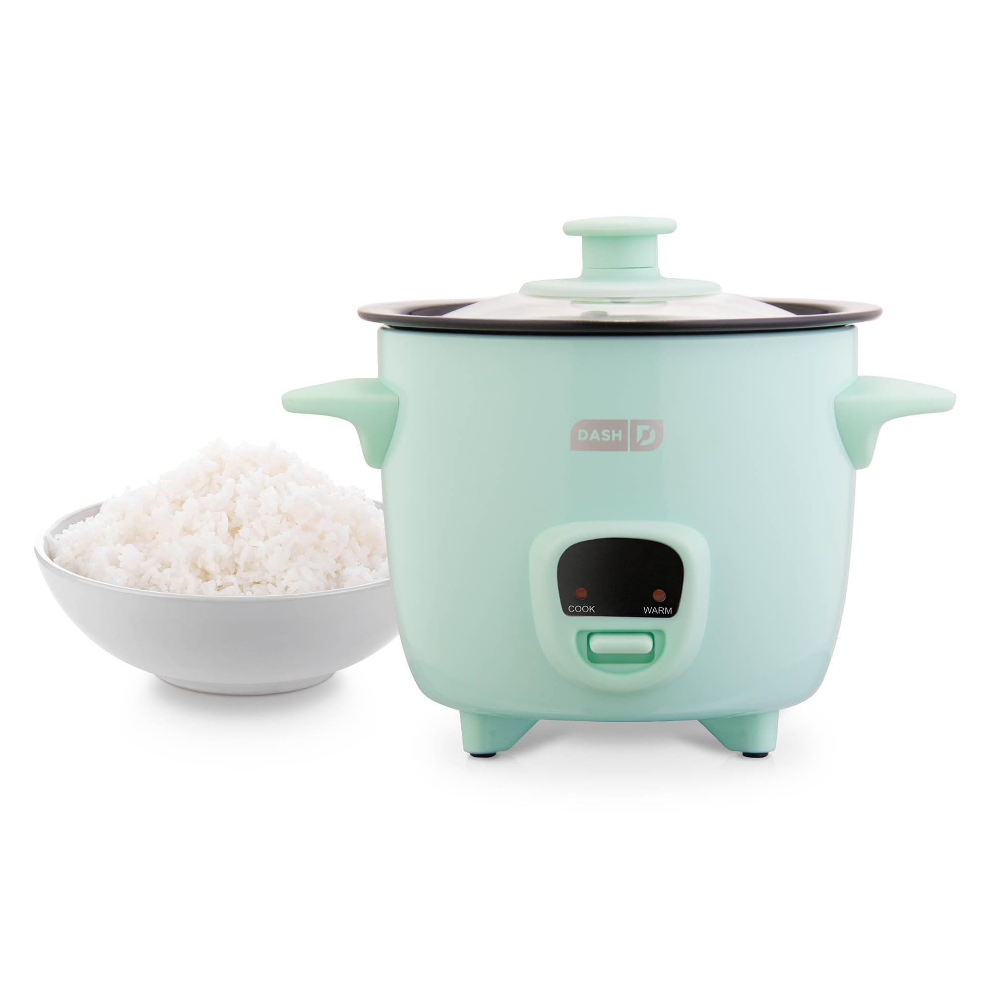 DASH Mini Rice Cooker Steamer with Removable Nonstick Pot, Keep Warm Function & Recipe Guide, .5 ... | Amazon (US)
