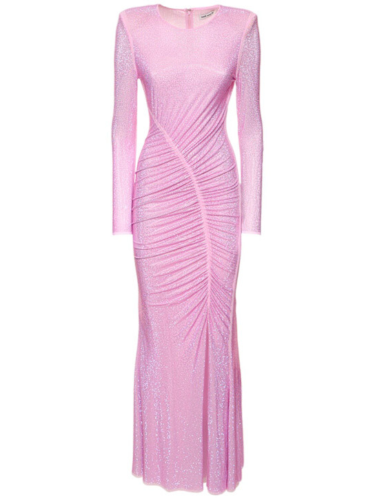 Embellished mesh maxi dress - Self-portrait - Women | Luisaviaroma | Luisaviaroma