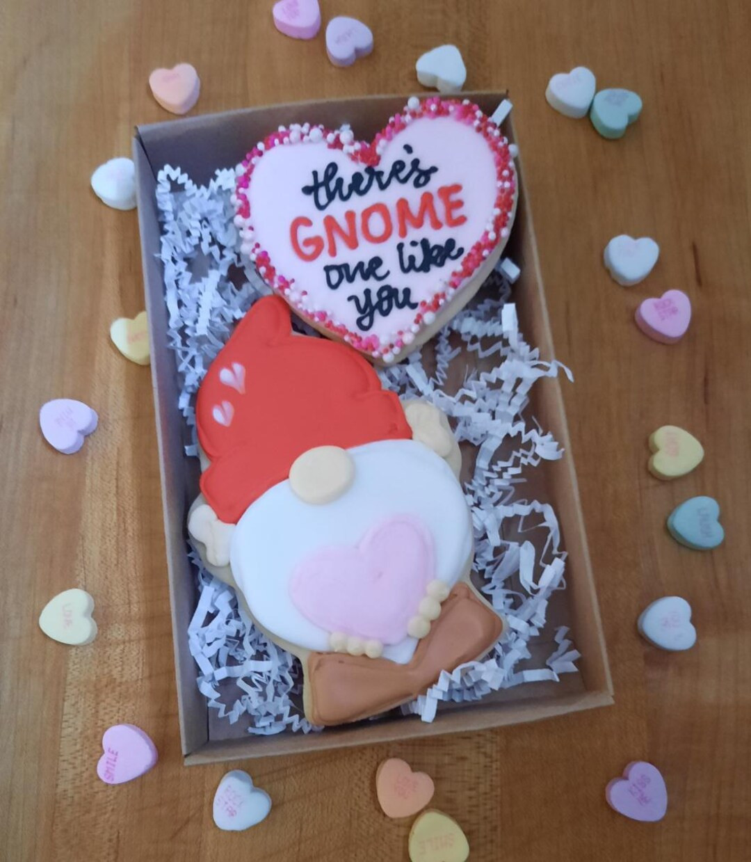 There's Gnome One Like You Valentine's Day Sugar Cookies - Etsy | Etsy (US)