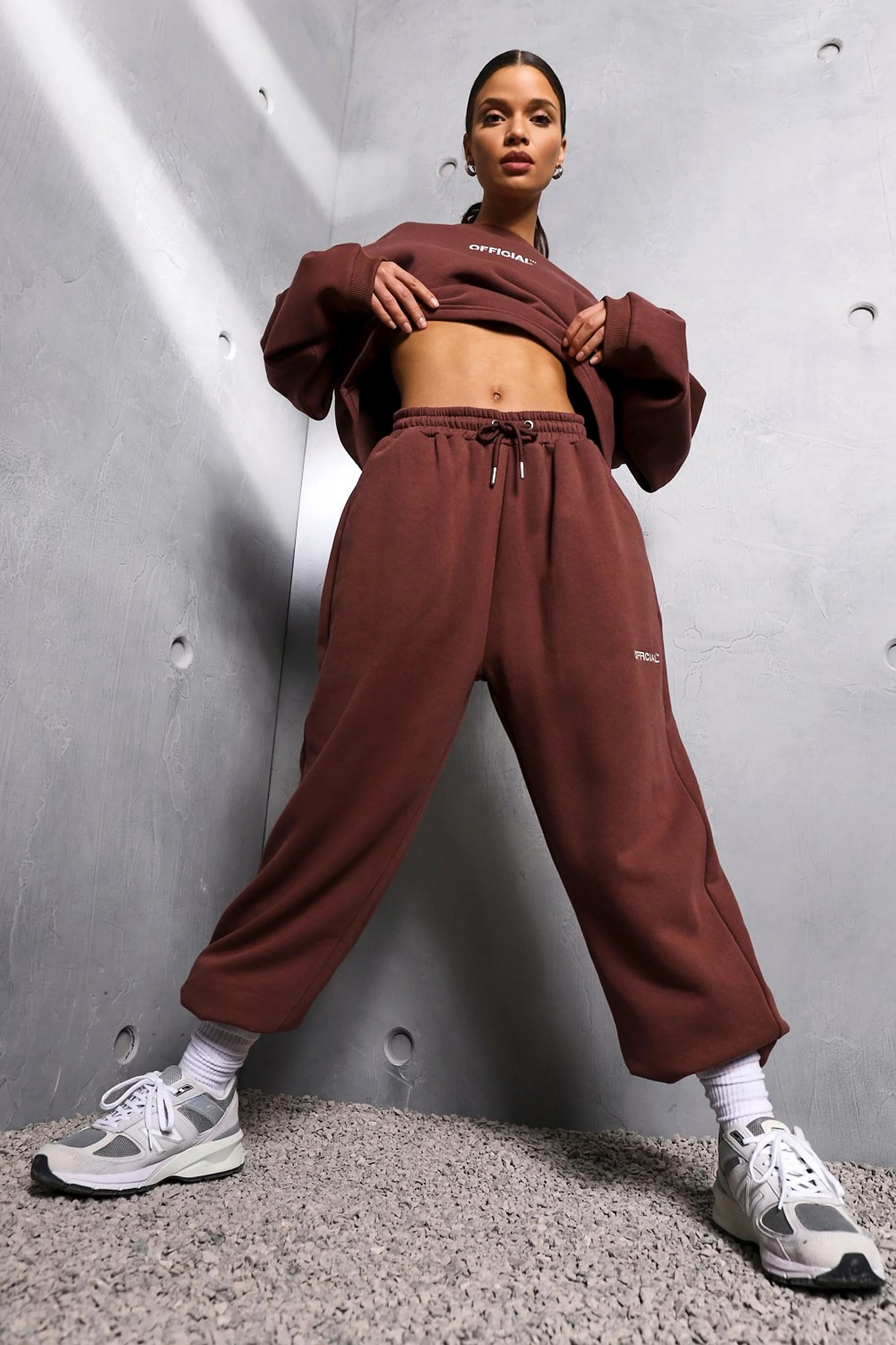 Oversized Slogan Joggers | Boohoo.com (US & CA)