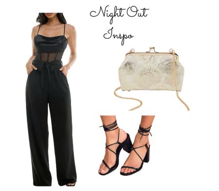 Love this jumpsuit for a night out or formal event!

#LTKStyleTip #LTKShoeCrush #LTKItBag