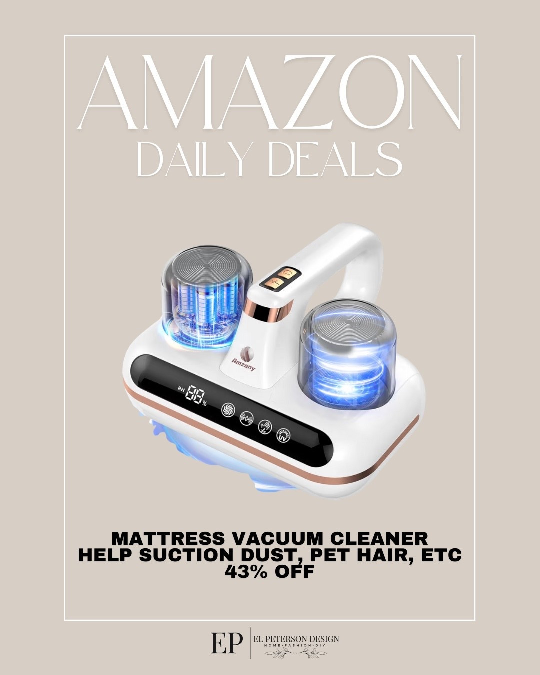 Amazon Daily Deals
Mattress vacuum cleaner 

#LTKHome #LTKSaleAlert