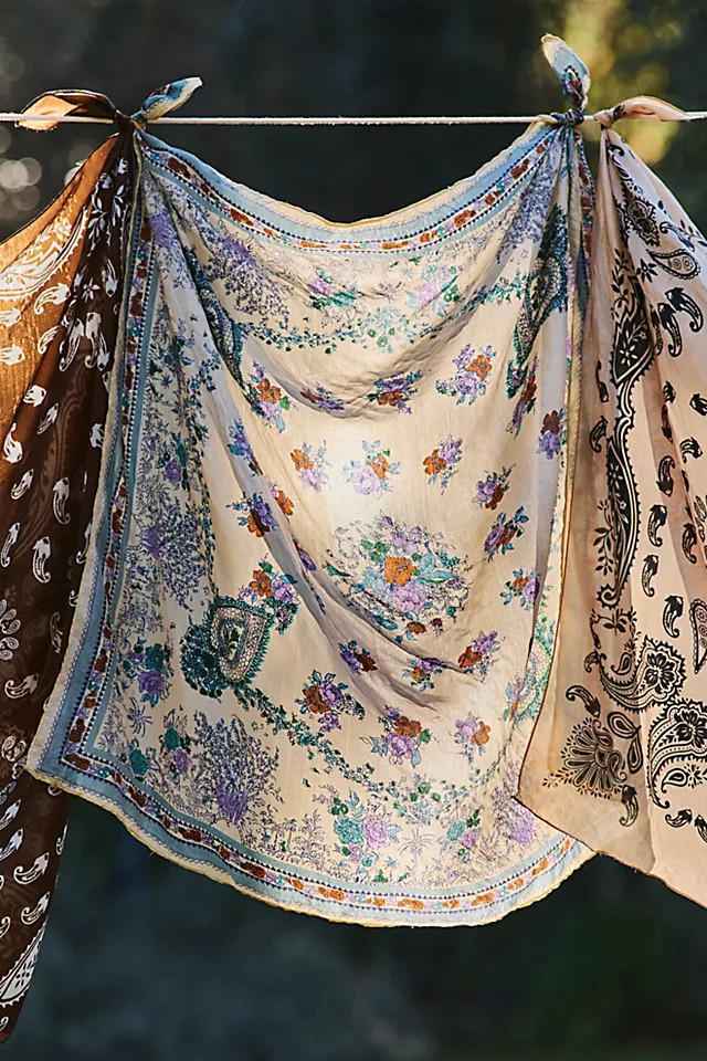 So Silk Printed Bandana | Free People (Global - UK&FR Excluded)