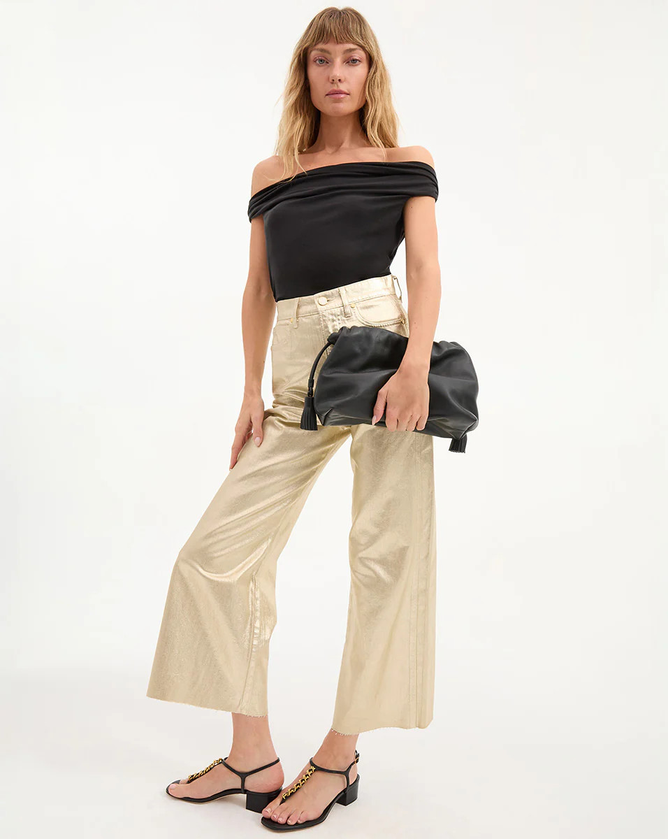 Taylor Cropped Wide-Leg Jean | Veronica Beard