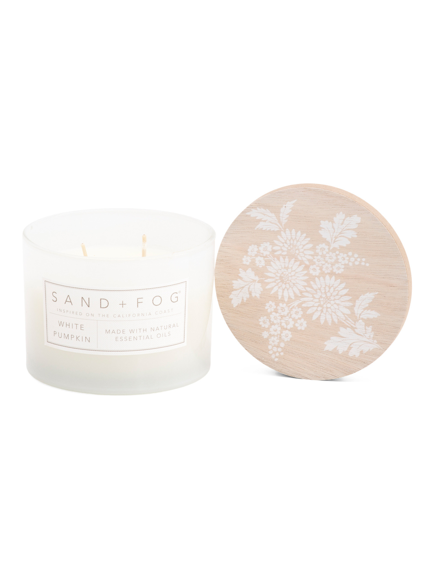 12oz White Pumpkin Candle | TJ Maxx