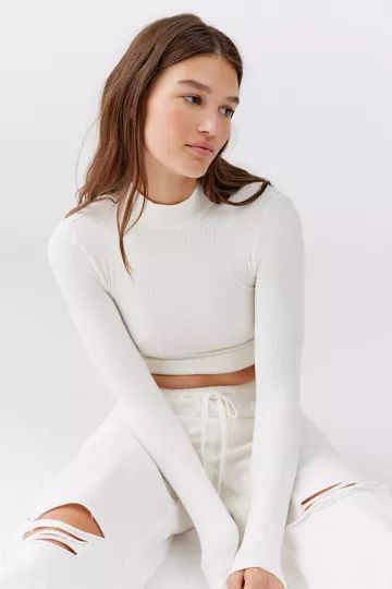 Out From Under Dominique Mock Neck Top | Urban Outfitters (US and RoW)
