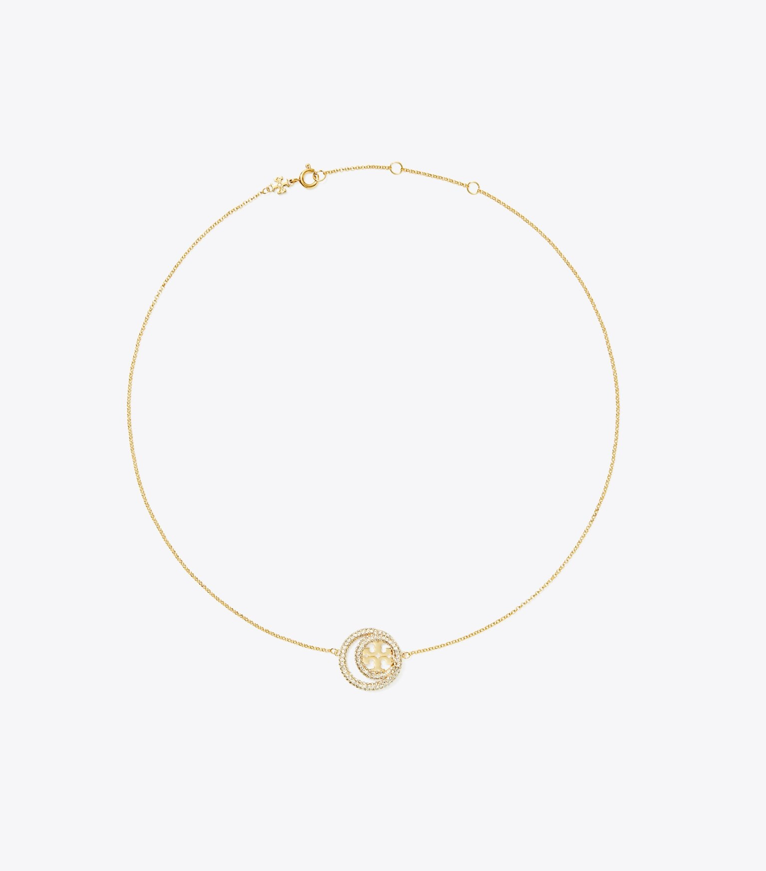 MILLER DOUBLE RING PENDANT | Tory Burch (US)