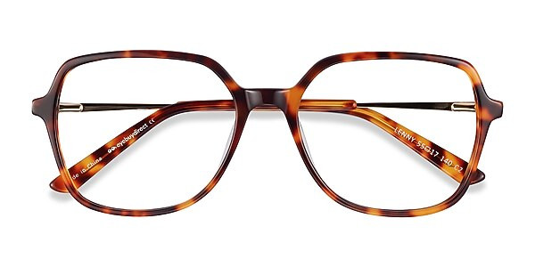 Lenny Square Tortoise Full Rim Eyeglasses | Eyebuydirect | EyeBuyDirect.com