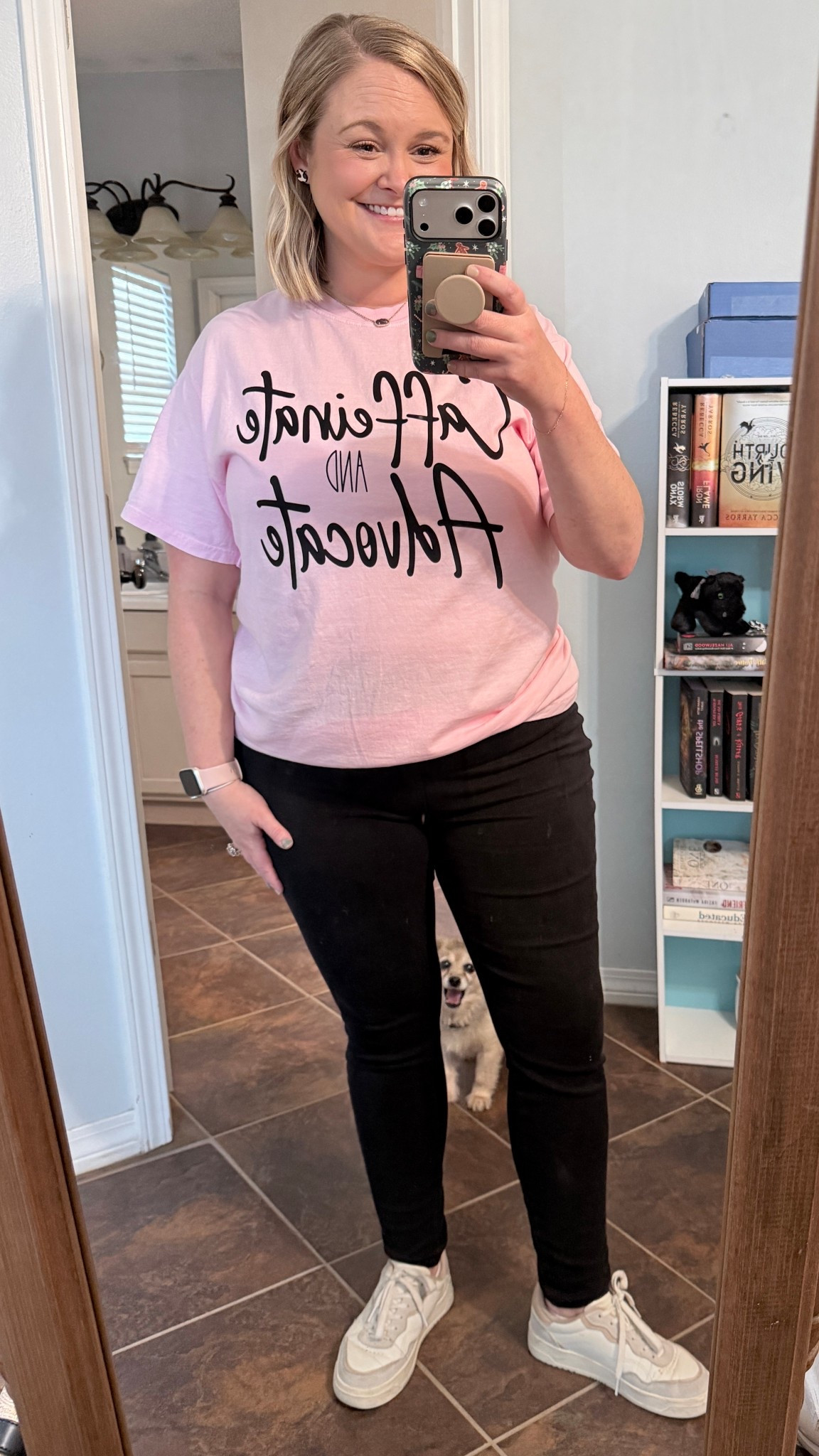 A pink tee kind of day 💗
Easy, comfy, and mom-approved.

#LTKMidsize #LTKootd #LTKmomlife