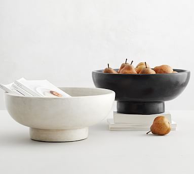 Orion Handcrafted Terra Cotta Bowls - Large | Pottery Barn (US)