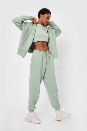 Racerback 3-Pc Hoodie and Sweatpants Lounge Set | Nasty Gal (US)