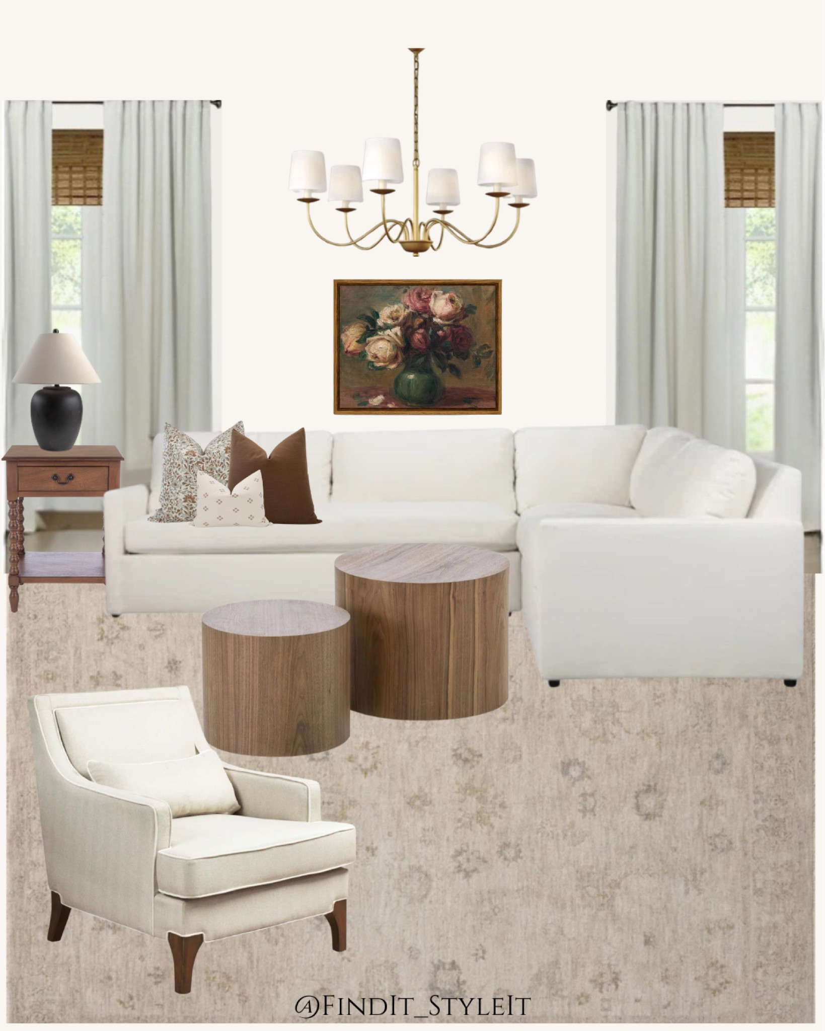 Neutral living room mood board
#ltkhome #coffeetable #sectional #livingroom #rug #livingroomrefresh

#LTKcasa #LTKcanada #LTKsale