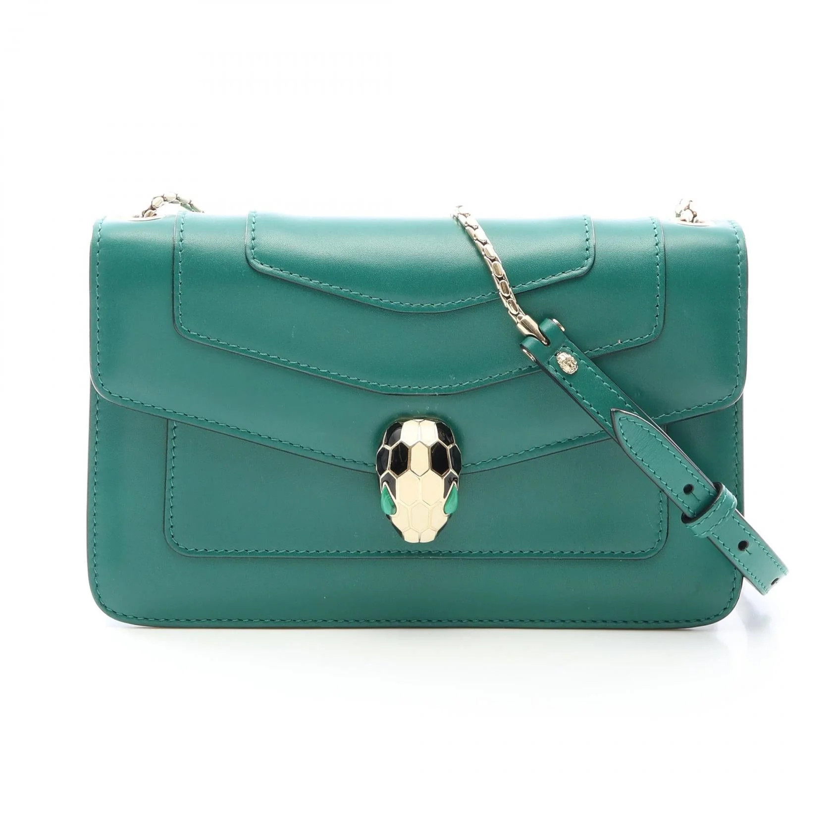 Bvlgari Serpenti Forever Leather Shoulder Bag | Shop Simon