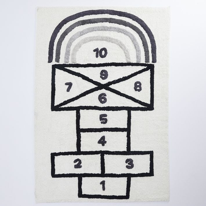 Washable Hopscotch Play Rug | West Elm (US)