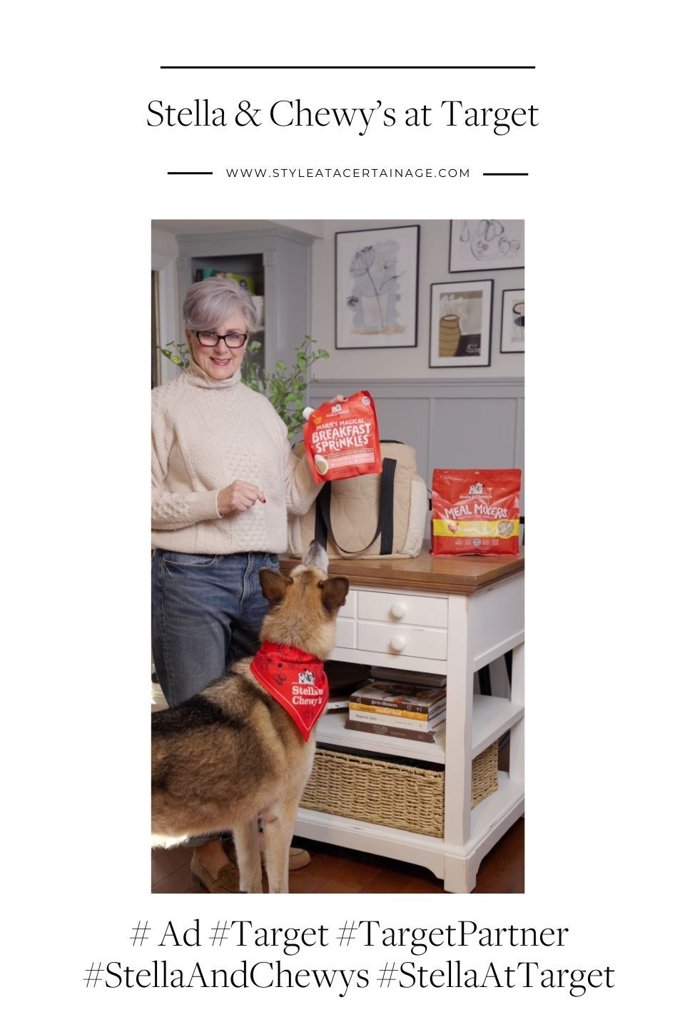  #ad Holiday prep? Don’t forget your four-leggeds. Stella & Chewy’s toppers + treats from @Target keep Oscar calm and happy when life gets busy. I linked 4+ favorites in my LTK so you can tap + shop direct from Target. 🛒
@target @stellaandchewys #Target #TargetPartner #StellaAndChewys #StellaAtTarget


