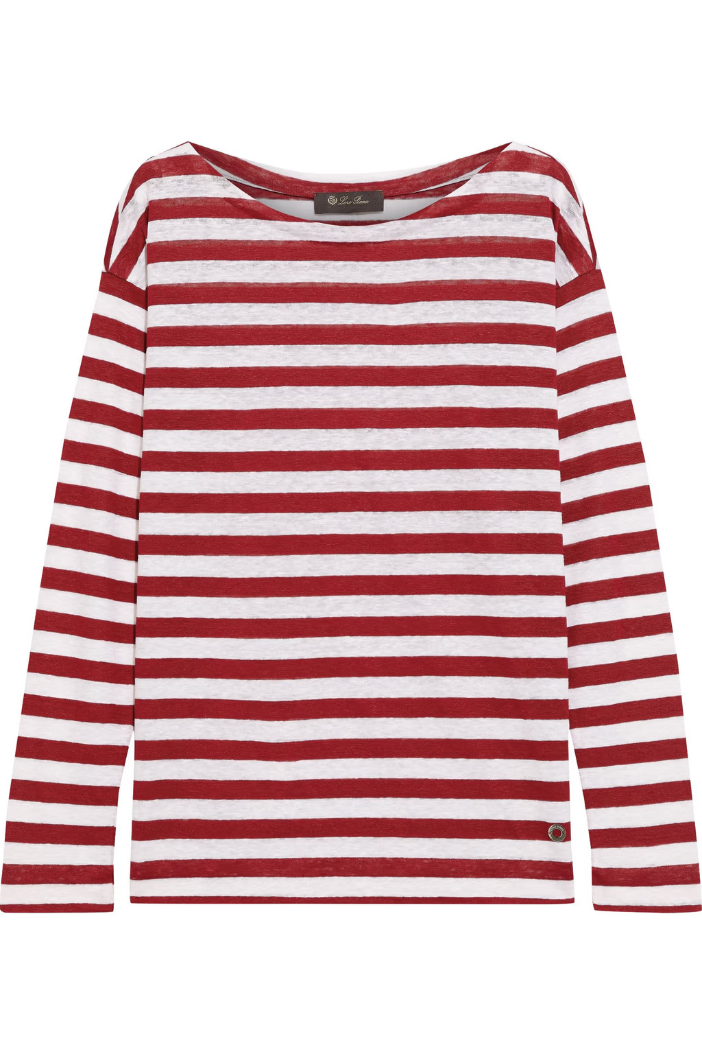 Ogliastra striped slub flax-jersey top | The Outnet (US and CA)