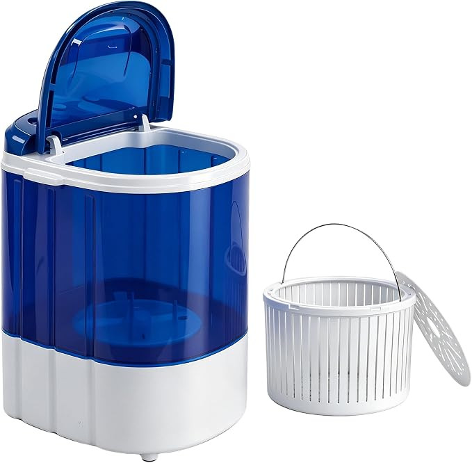 SUPER DEAL Portable Washing Machine, Single Tub Small Laundry Washer 5.7 lbs Washing Capacity for... | Amazon (US)