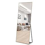 MAYEERTY Floor Mirror Full Length Large Full Body Size Stand up Standing Wall Mounted Mirrors Bedroo | Amazon (US)