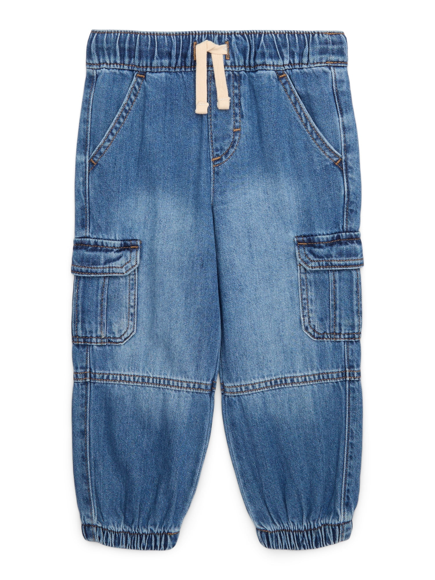 Wonder Nation Toddler Boys Cargo Jogger Pants, Sizes 12M-5T | Walmart (US)