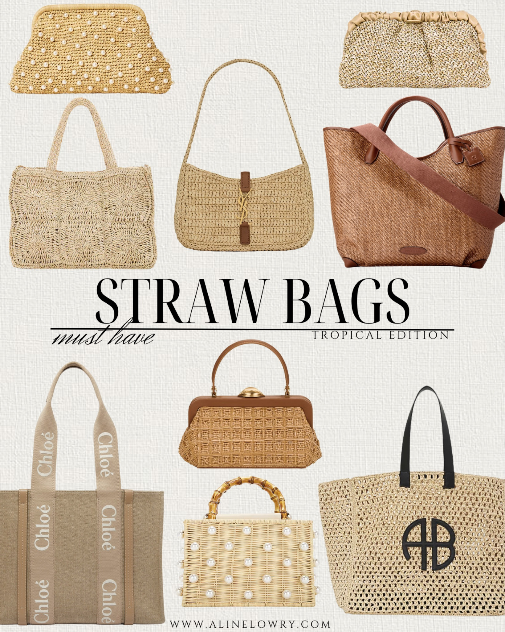 Straw bags that I’m loving this season! Totes and clutches 

#LTKStyleTip #LTKItBag #LTKSeasonal