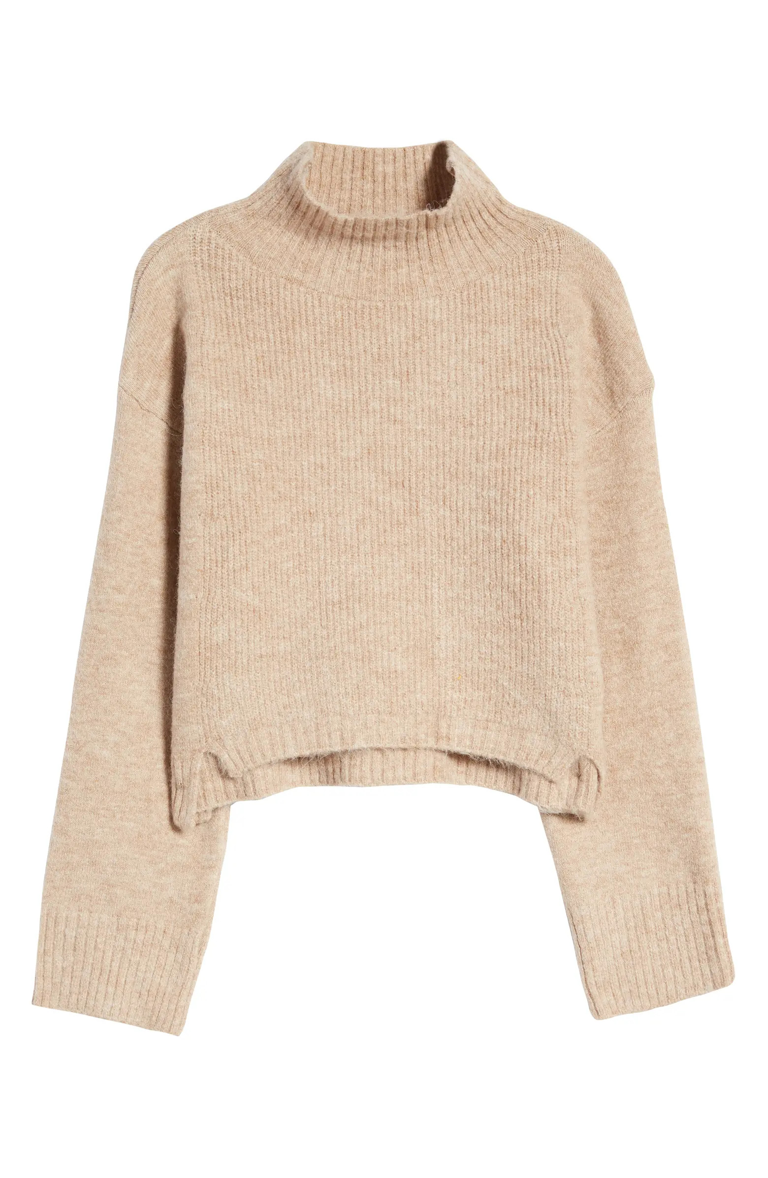 Mock Neck Crop Sweater | Nordstrom