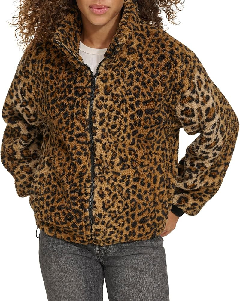 Levi's womens Zip Up Sherpa Teddy Jacket (Standard & Plus Sizes) | Amazon (US)
