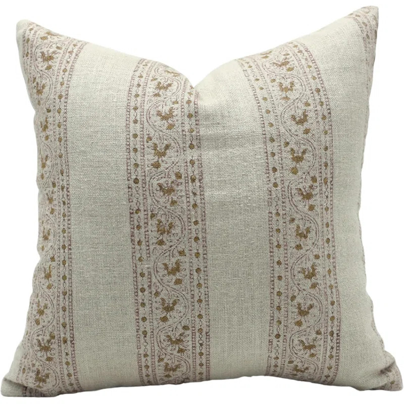 Fabdivine Artisan Block Print Cushion Cover Handcrafted Throw Pillow, Bela Chameli | Wayfair | Wayfair North America