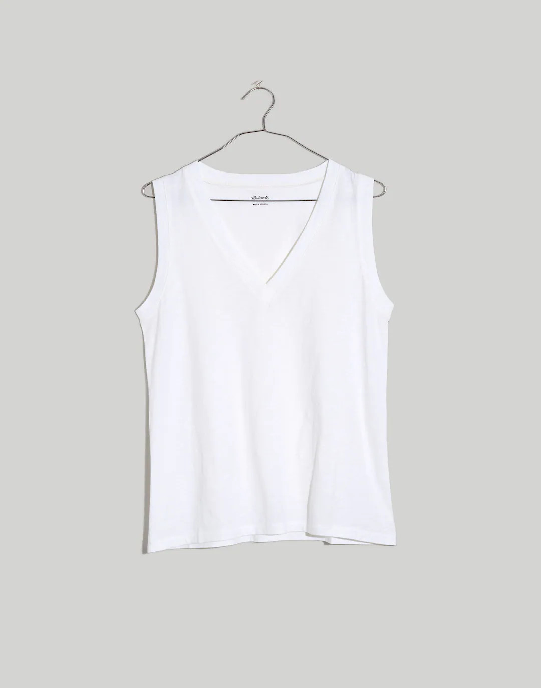 Whisper Cotton V-Neck Tank | Madewell