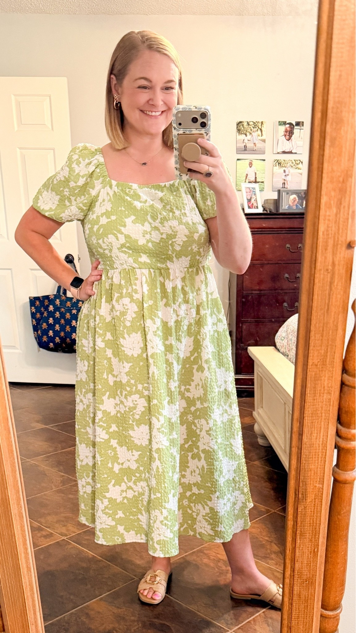 Soft green, florals, and an easy breezy fit? Yes please! 💚🌿✨

This dress feels effortlessly pretty and is perfect for everything from church to brunch to a casual summer day out.  ☀️🤍

#LTKgrwm #LTKootd #LTKmomlife