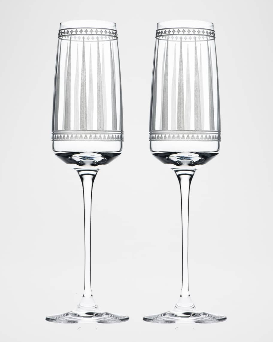 Marrakech Champagne Flute Glasses, Set of 2 | Neiman Marcus