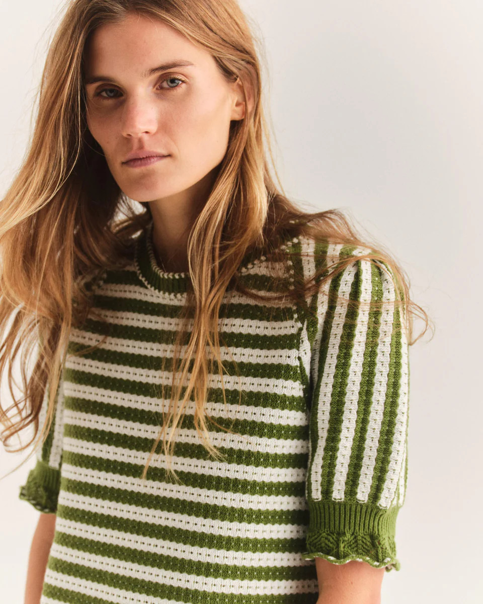 Fallon SS Pullover-Ivy Stripe | Cartolina