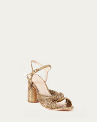 Cece Dark Gold Knot Heel | Loeffler Randall