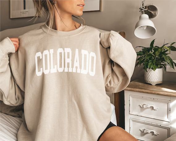 Colorado Sweatshirt Boho Colorado Crewneck Colorado - Etsy | Etsy (US)