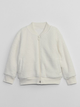 babyGap Recycled Sherpa Bomber Jacket | Gap Factory