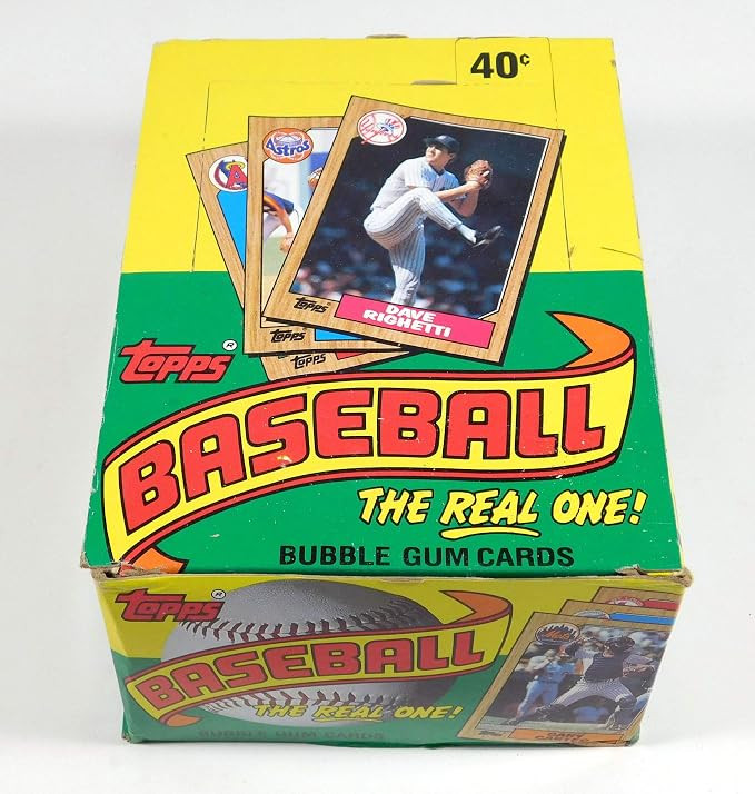 Topps 1987 Baseball Wax Pack Trading Card Box (36 Packs) Possible Rookie Cards Including Barry Bo... | Amazon (US)