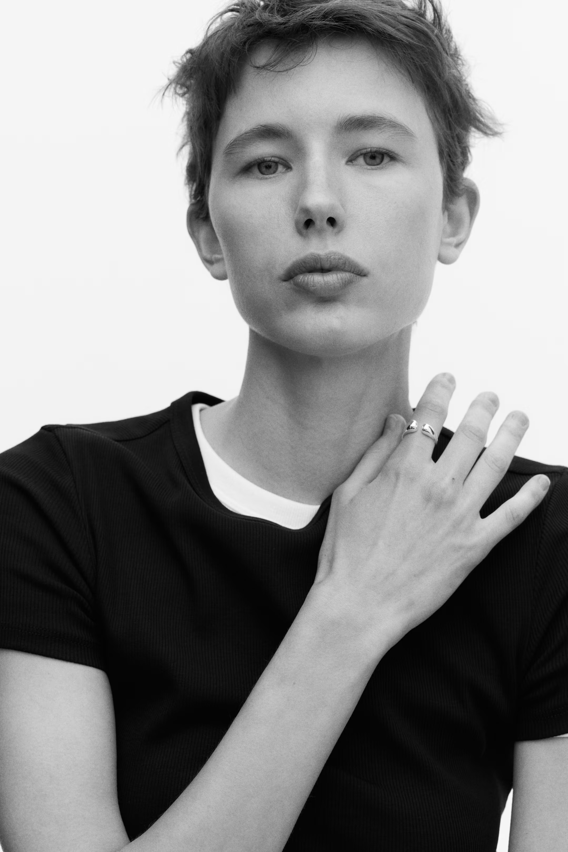 Ribbed T-shirt | H&M (UK, MY, IN, SG, PH, TW, HK)