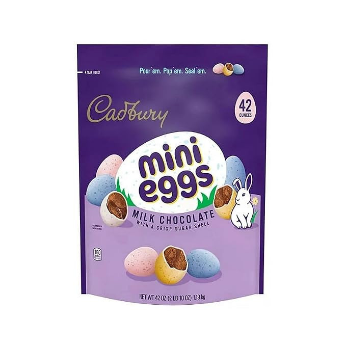 Cudbury Mini Eggs Large Size Bag- 42 ounces | Amazon (US)