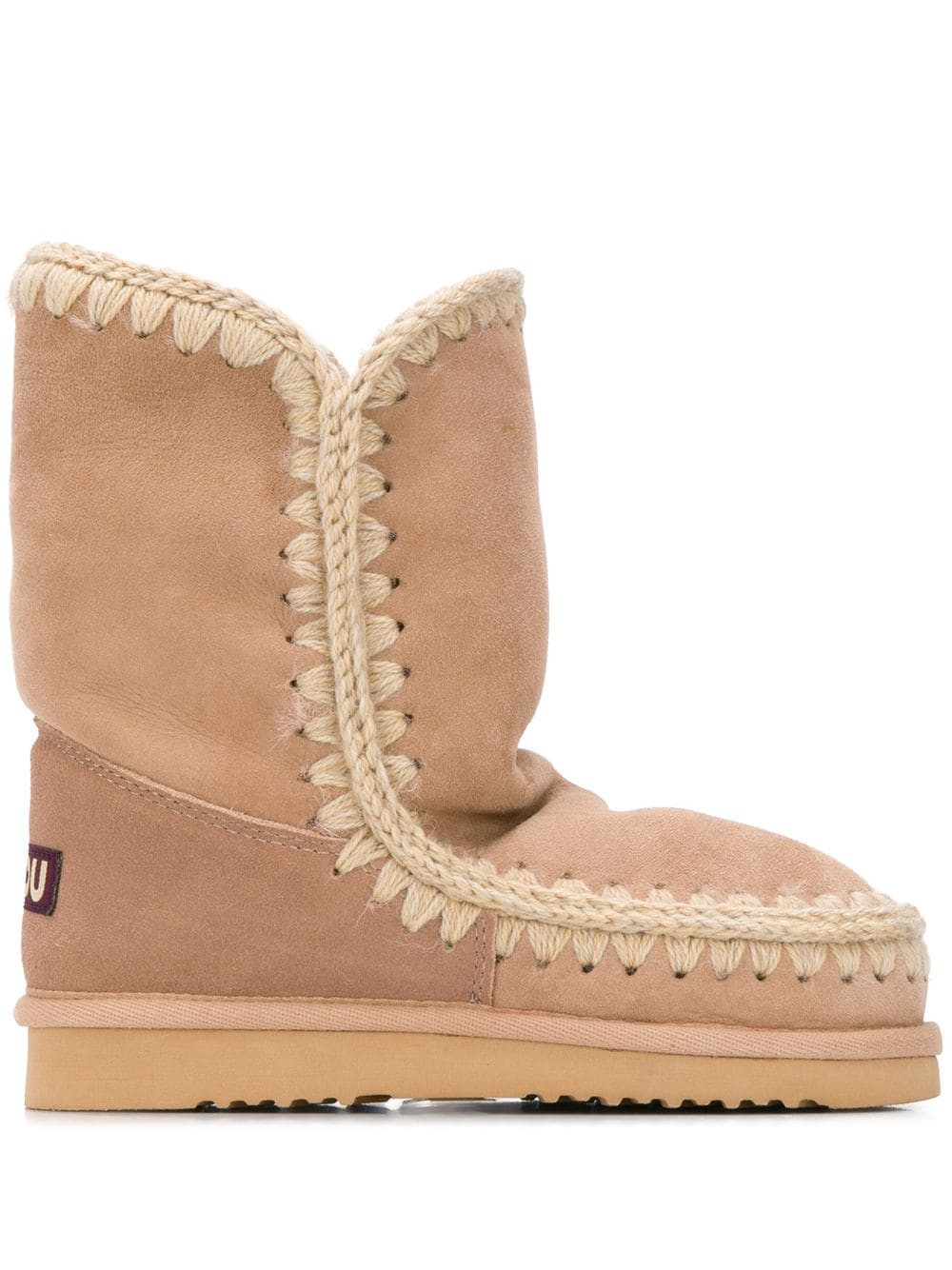 Mou woven detail boots - Neutrals | Farfetch Global