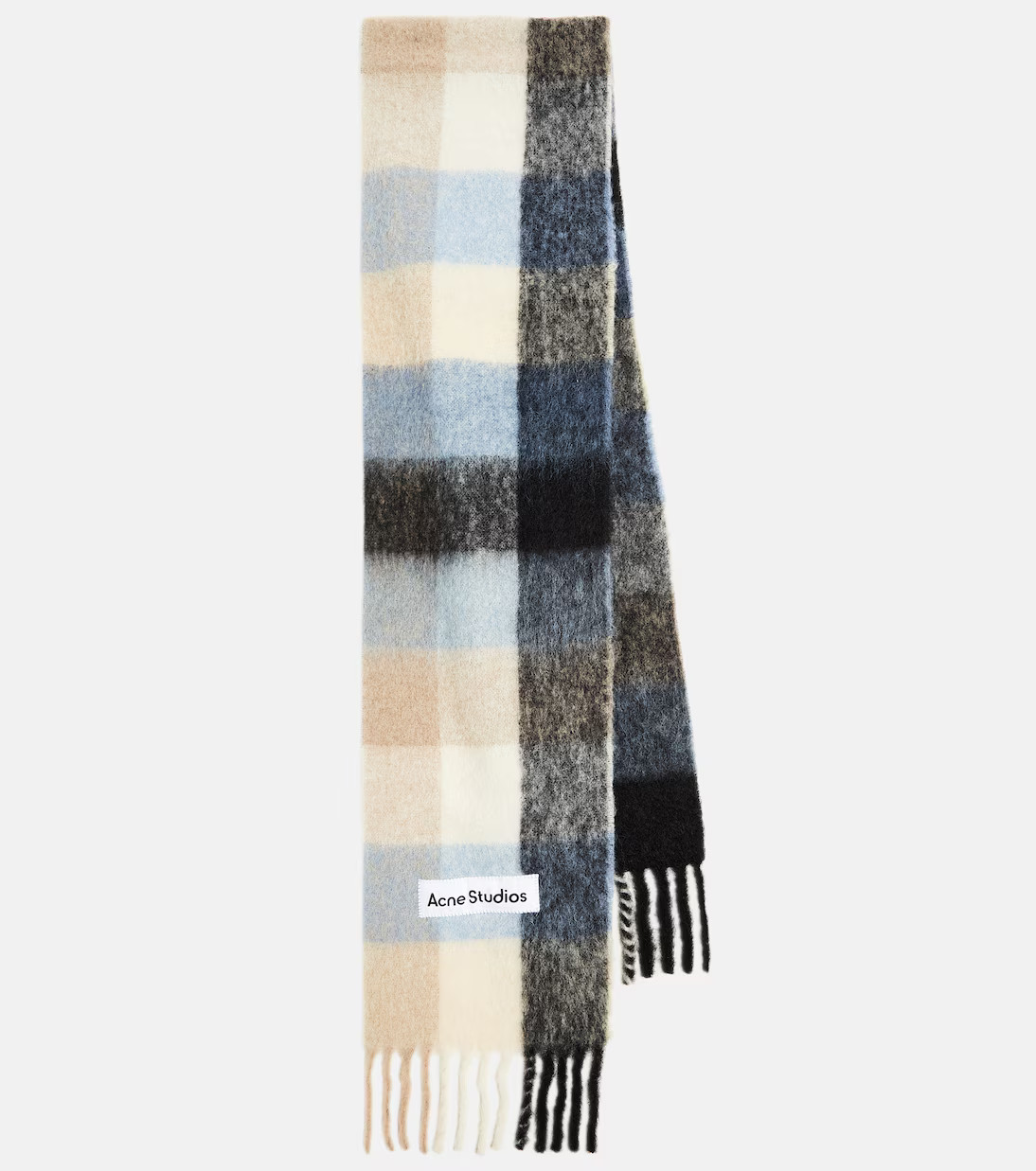 Checked alpaca and wool-blend scarf | Mytheresa (US/CA)