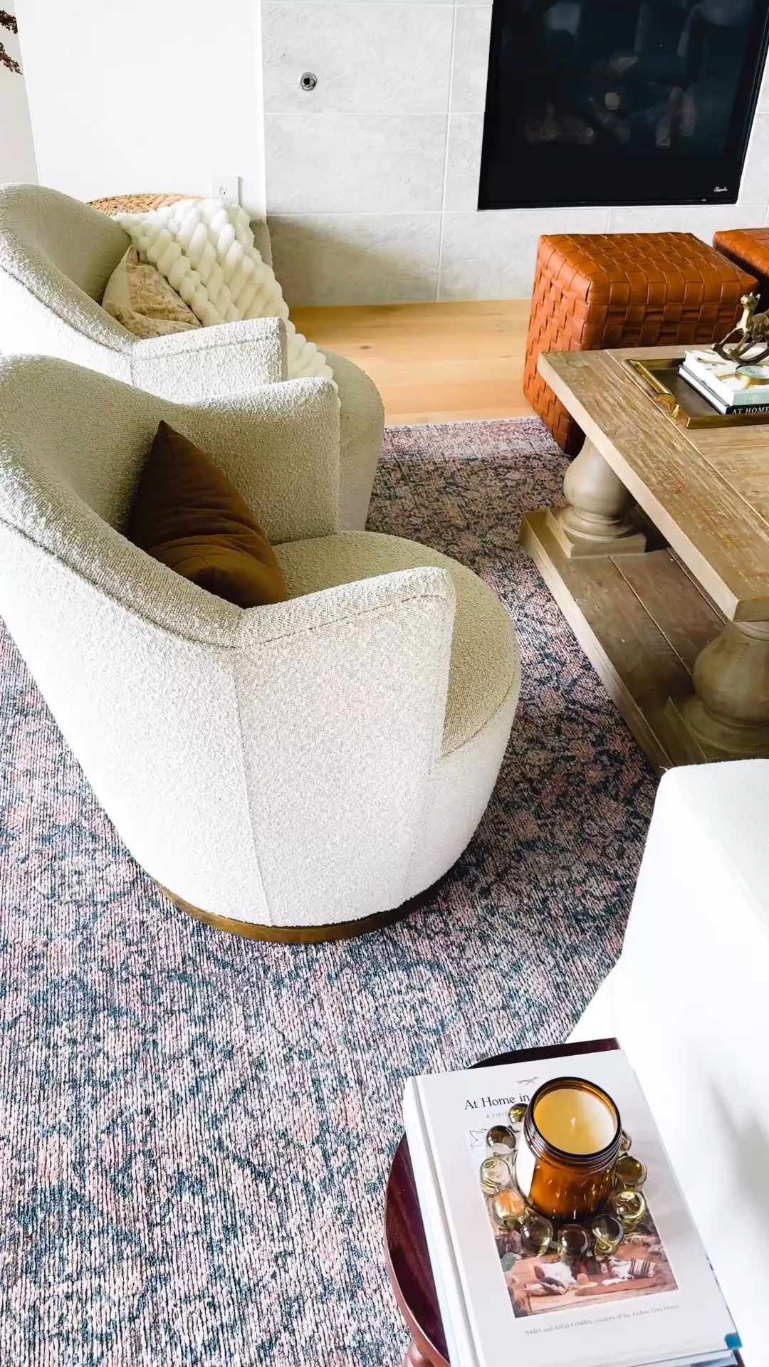 Simple Living Room Styling That Feels Elevated. My cozy neutral living room refresh lately 🤍 I’ve been focusing on simple, layered textures and warm lighting to make this space feel more inviting for everyday life. From the woven tray styling to the hydrangeas and soft boucle seating, these are the pieces I use on repeat to create a calm, organic modern feel at home. Everything is linked for you to easily recreate this look ✨ Follow me on LTK for daily home decor, Amazon finds, and styling ideas.

#LTKHome #LTKSaleAlert #LTKSeasonal