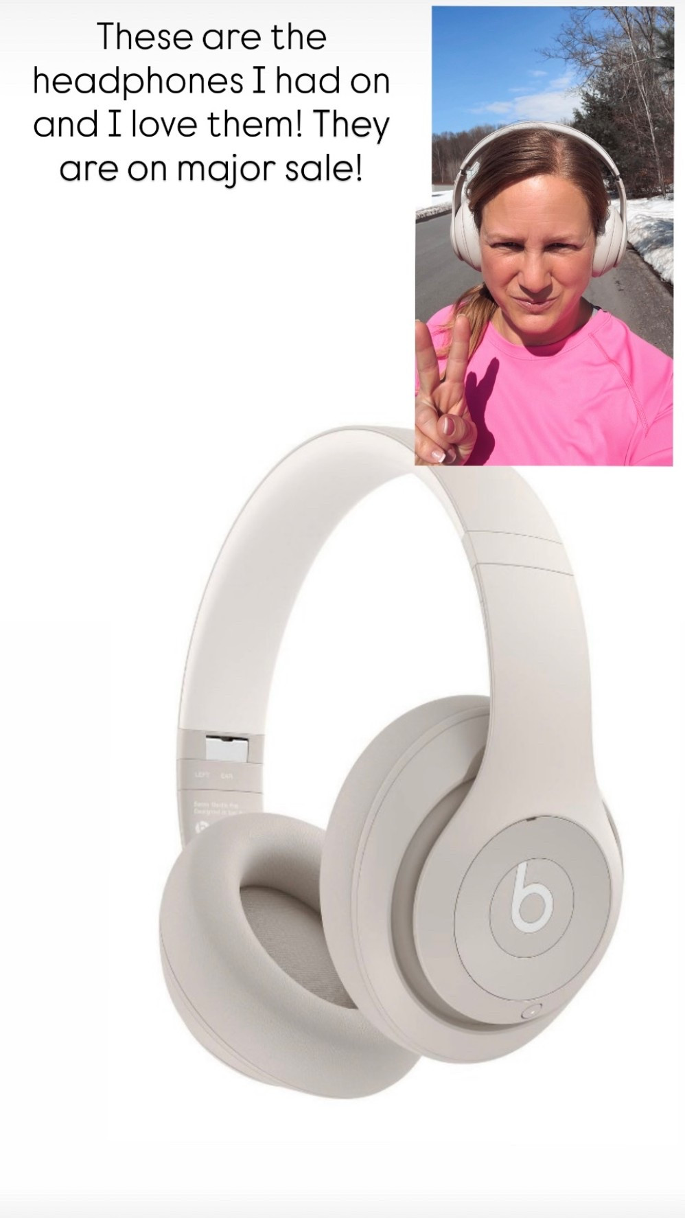 I love these headphones and they are on major sale. Walking. Working out. Target .  Beats Studio pro 

#LTKSpringSale #LTKActive #LTKfitnessgoals