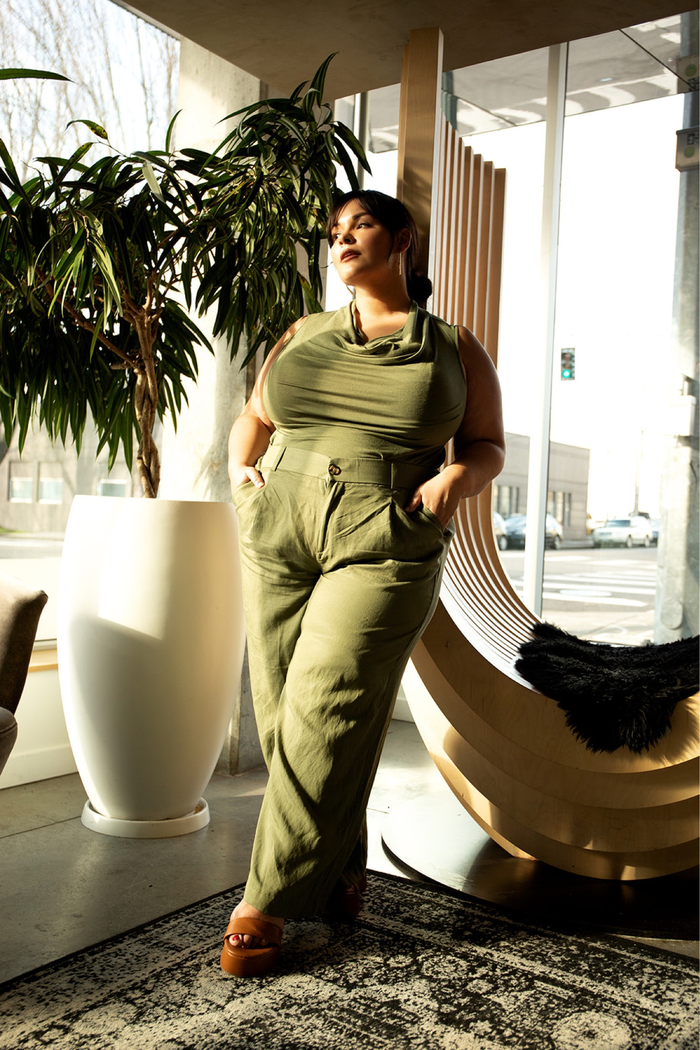 Code NICOLE40 at Torrid! Exploring their new Studio Collection and workwear looks. I was SOOO excited to see that they had a wide leg trouser in SHORT INSEAM! 🙌🏽 Love this monochromatic look. Very effortlessly chic. Ready for work, ready for drinks with the girls! 

Wearing a size 2X and 18S



#LTKstyletip #LTKworkwear #LTKcurves