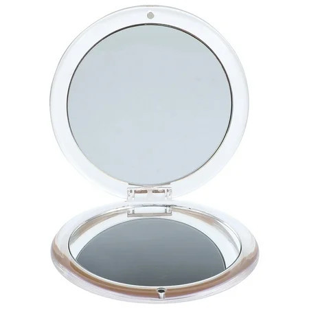 Mini Magnifying Mirror Compact Mirror Folding Makeup Mirror Round Makeup Mirror | Walmart (US)