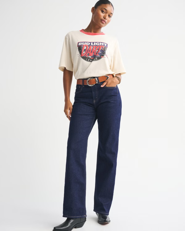 Women's Curve Love High Rise 90s Relaxed Jean | Women's Bottoms | Abercrombie.com | Abercrombie & Fitch (US)