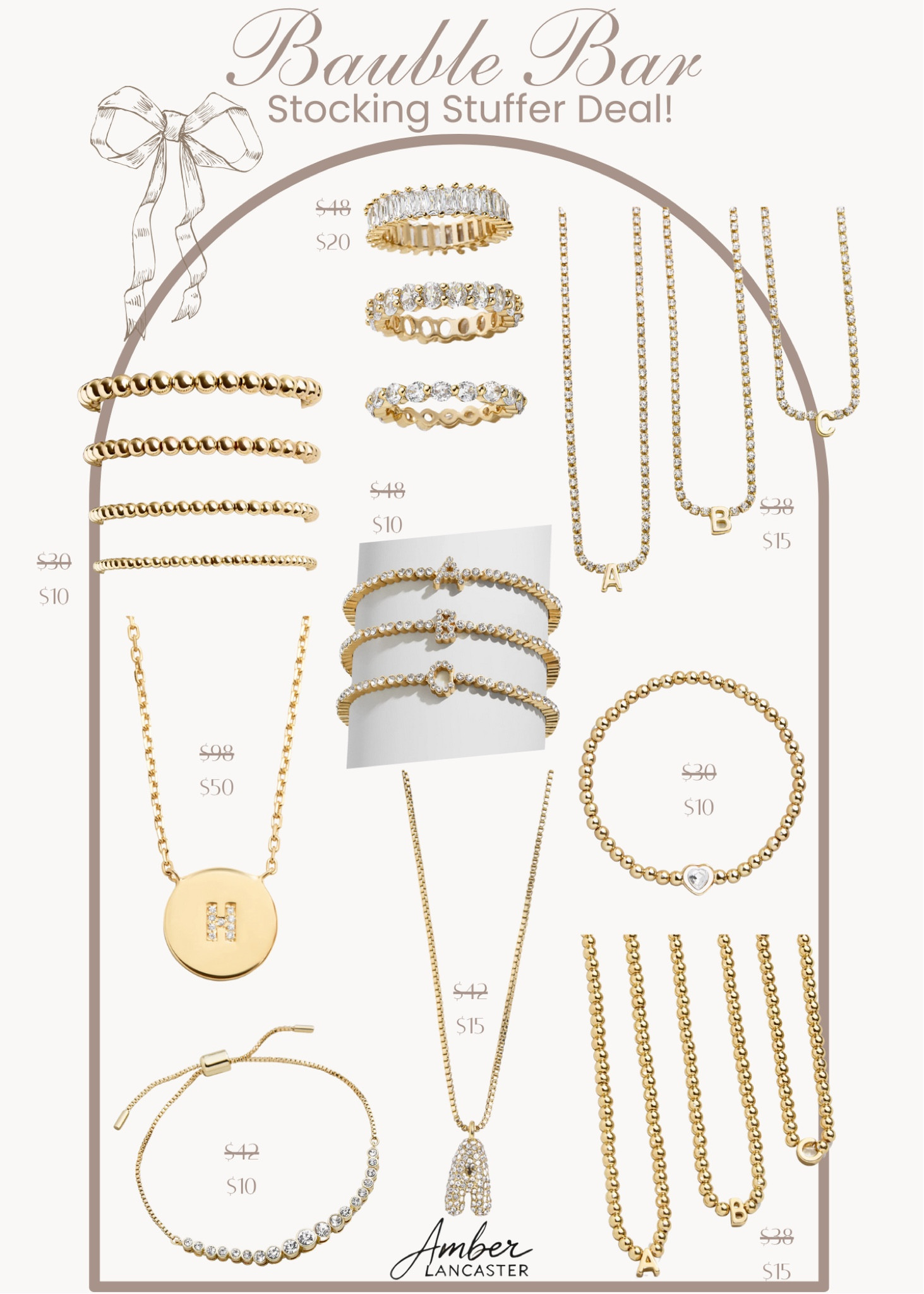 BaubleBar’s stocking stuffer deals! | baublebar, bauble bar, stocking stuffers, stocking stuffers for her, stocking stuffers for girls, personalized gifts, personalized jewelry, jewelry, gold jewelry, bracelets, necklaces, letter necklaces, bubble letter necklaces  


#LTKGiftGuide #LTKFindsUnder50 #LTKHoliday