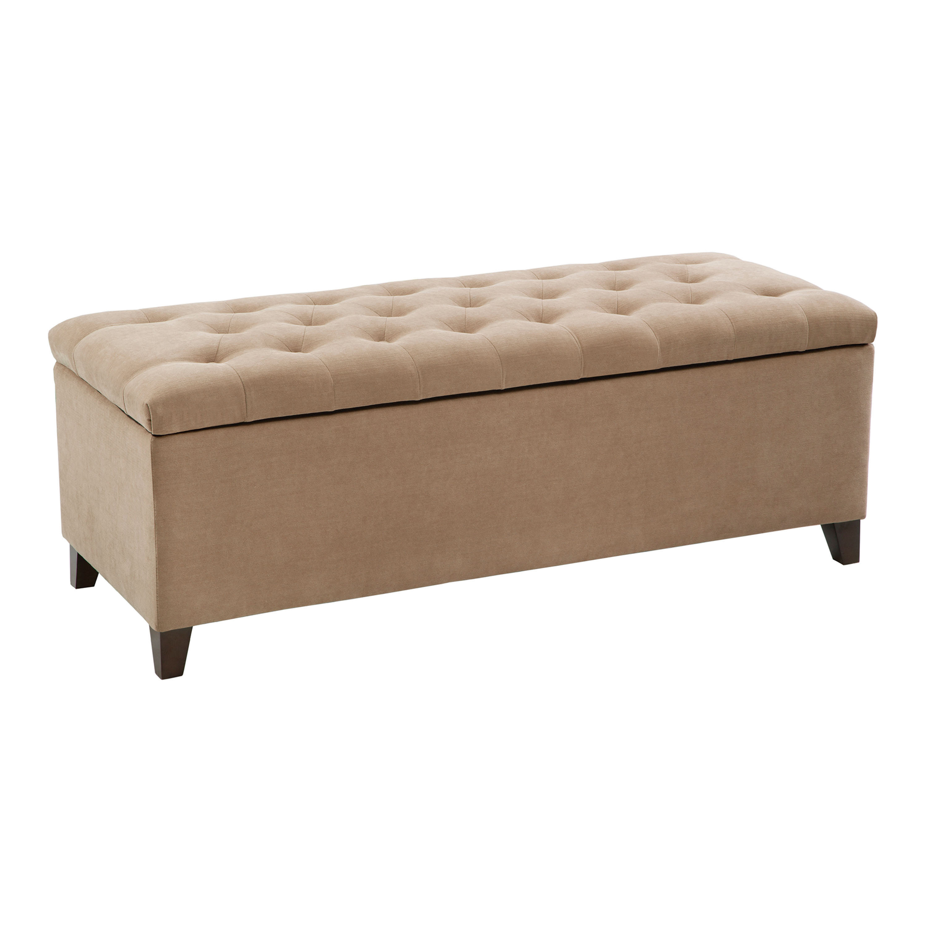 Wispy Tufted Upholstered Storage Bench | World Market