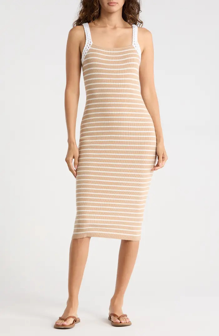 Madden Girl Stripe Ribbed Body-Con Dress | Nordstromrack | Nordstrom Rack