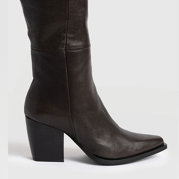 Dallas Knee High Boot - Chocolate | Saint + Sofia