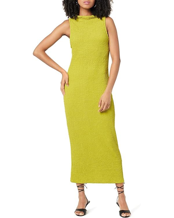 The Drop Women's Lena High Neck Textured Midi Dress | Amazon (US)